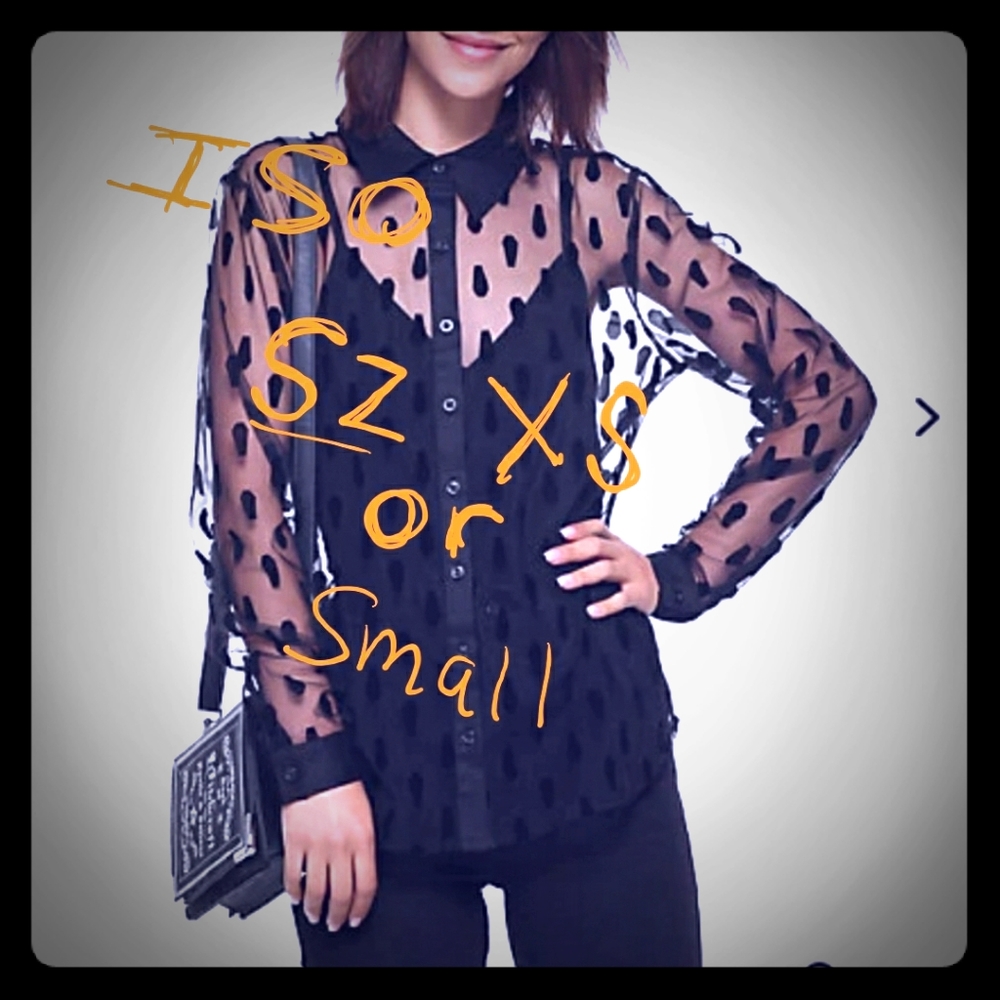 Hot Topic ISO Sheer Coffin Shirt